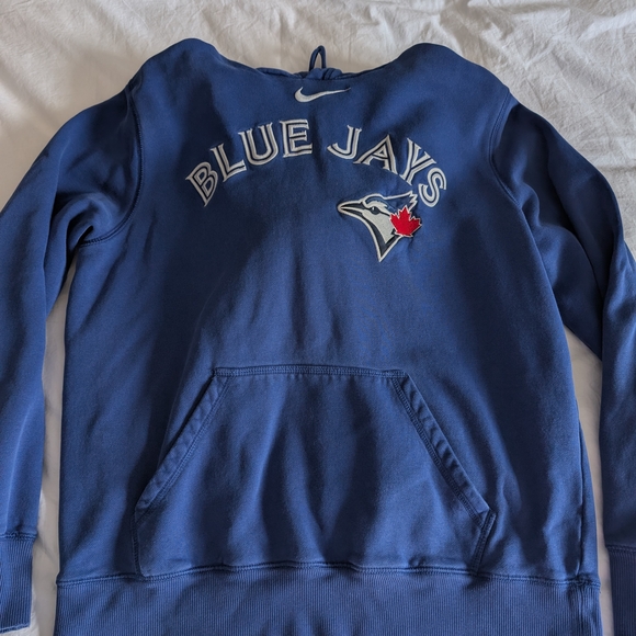 Nike Other - Nike Blue Hoodie with Center Swoosh